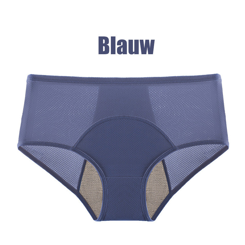 Lekvrij Menstruatieondergoed met Hoge Taille-18