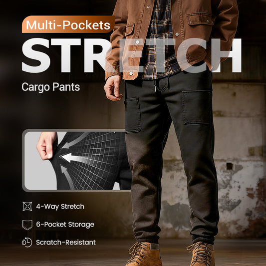 👖🛠️MultiPants – Duurzame cargobroek met meerdere zakken en hoge stretch