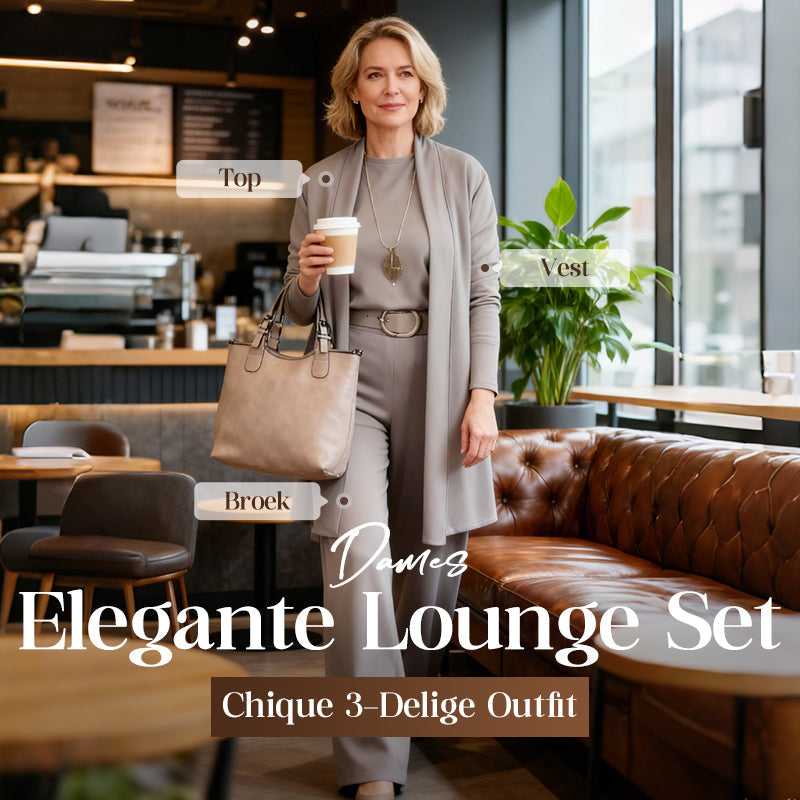 Elegante 3-Delige Lounge Set met Vest