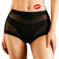 Naadloos High-Waist Ondergoed met Transparant Mesh en Buikcontrole-10