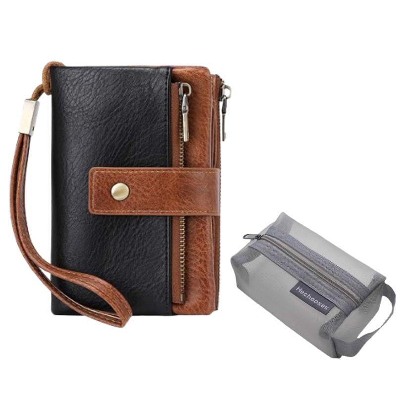 Vintage RFID-Blokkerende Dames Portemonnee met Grote Capaciteit-22