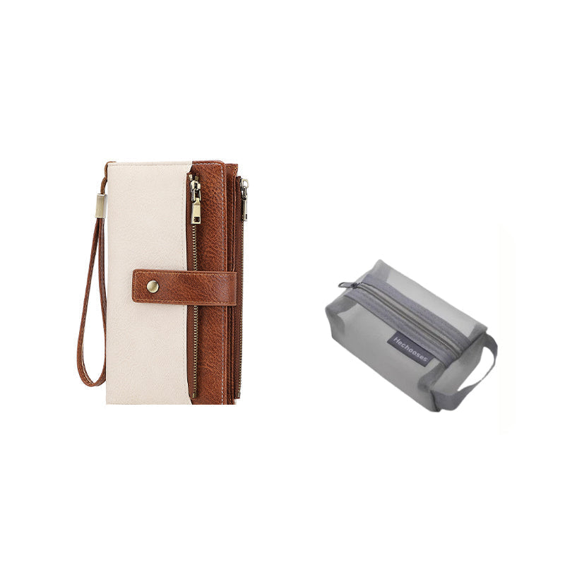 Vintage RFID-Blokkerende Dames Portemonnee met Grote Capaciteit-28