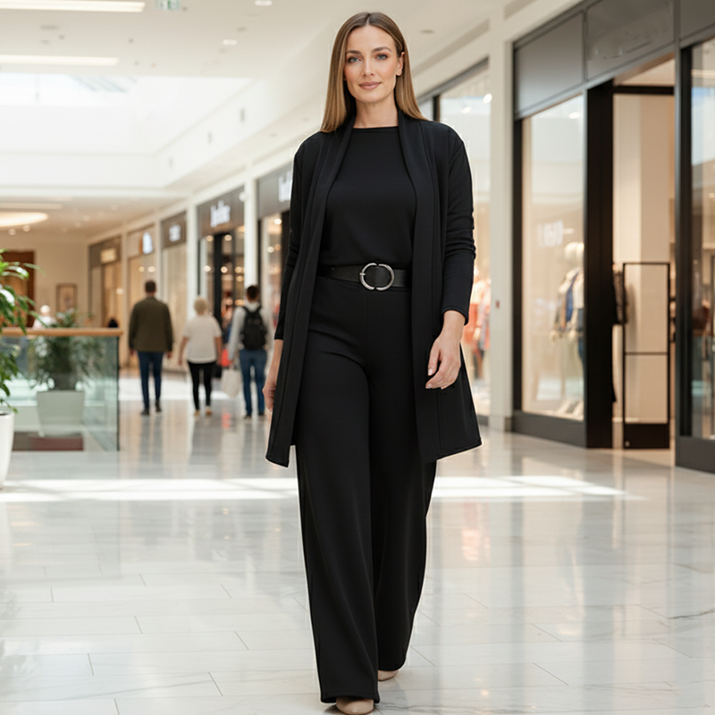 Elegante 3-Delige Lounge Set met Vest-7