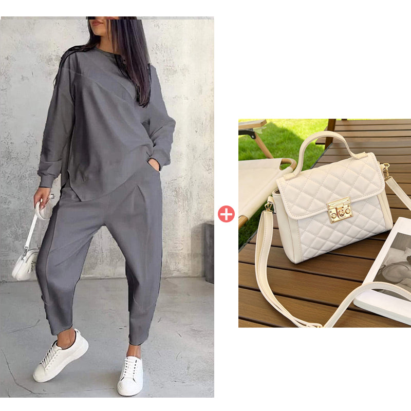 Comfortabele tweedelige casual set voor dames-20