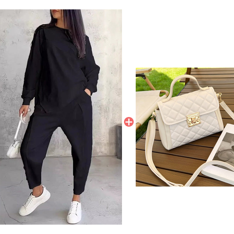 Comfortabele tweedelige casual set voor dames-22