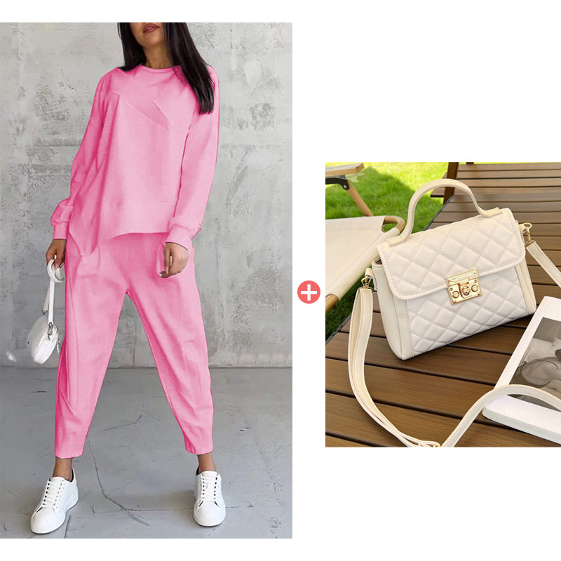 Comfortabele tweedelige casual set voor dames-23