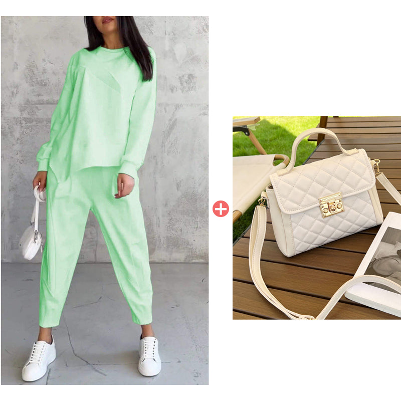 Comfortabele tweedelige casual set voor dames-24
