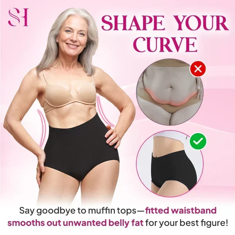 Lekvrij High-Waist Ondergoed met 3-Lagen Bescherming-1