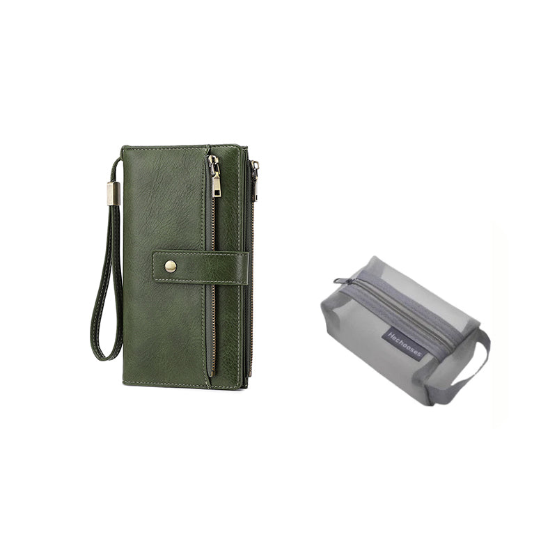 Vintage RFID-Blokkerende Dames Portemonnee met Grote Capaciteit-41