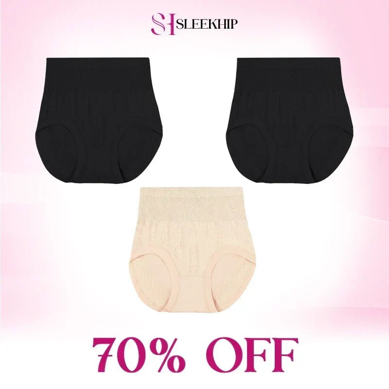 Lekvrij High-Waist Ondergoed met 3-Lagen Bescherming-8