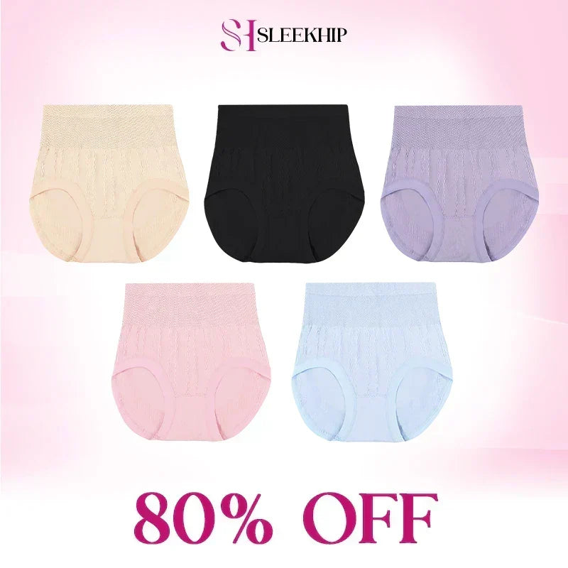 Lekvrij High-Waist Ondergoed met 3-Lagen Bescherming-10
