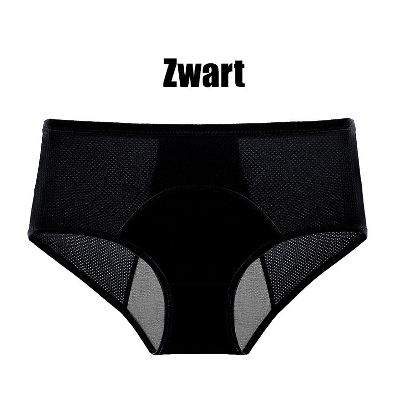 Lekvrij Menstruatieondergoed met Hoge Taille-14
