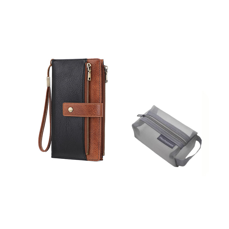 Vintage RFID-Blokkerende Dames Portemonnee met Grote Capaciteit-29