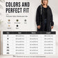 Plus Size Women's Hooded Long Sweatshirt
