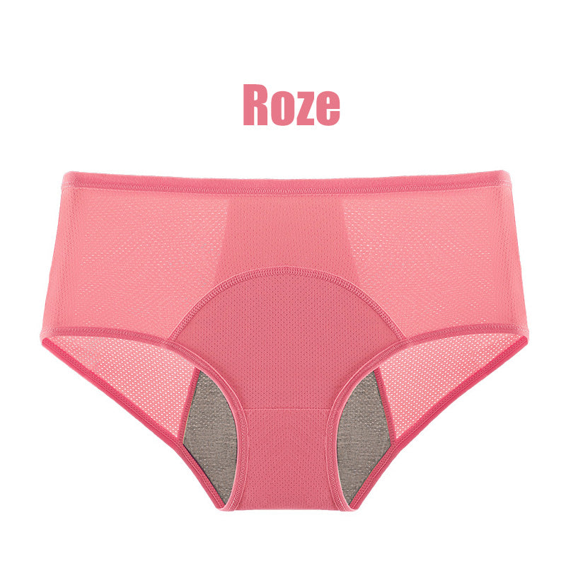 Lekvrij Menstruatieondergoed met Hoge Taille-16