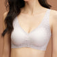 Naadloze Beugelloze Comfort BH met Diepe V-Hals-24