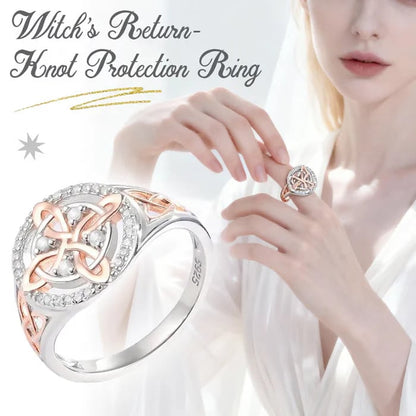 💍 🔮 Ръчно изработен пръстен "Вещерски възел" – ✨ Магическа защита и уникален дизайн!