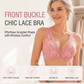 Front Buckle Lace Bra - Middle-aged Model