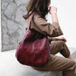 Ruime Hobo Schoudertas met Zachte Lederlook en Brede Schouderband-5