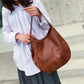 Ruime Hobo Schoudertas met Zachte Lederlook en Brede Schouderband-6