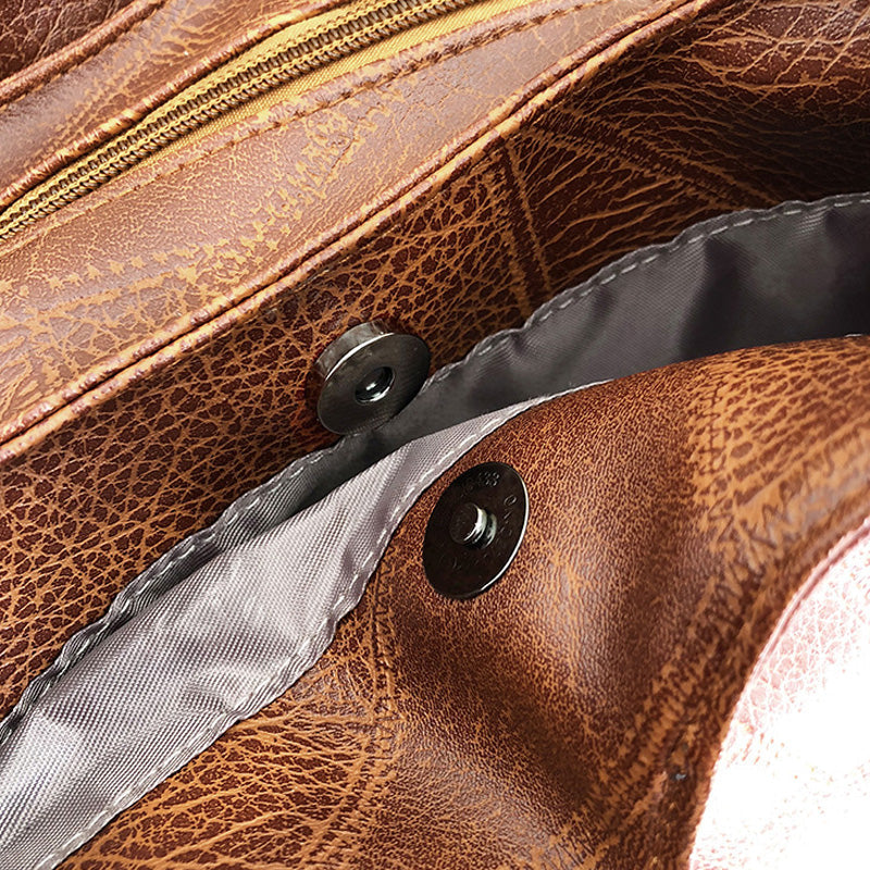 Ruime Hobo Schoudertas met Zachte Lederlook en Brede Schouderband-13