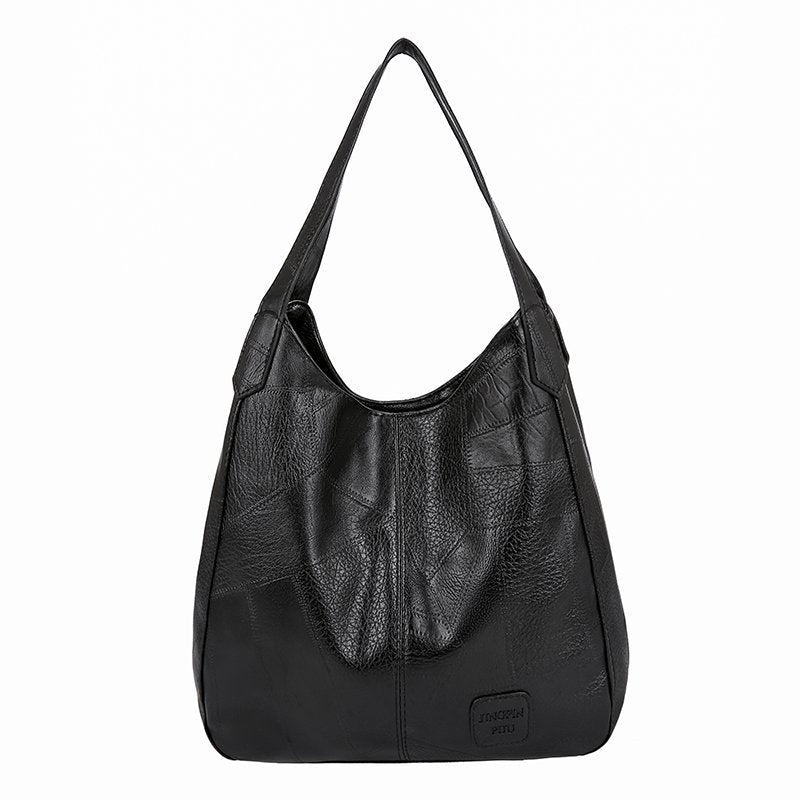 Ruime Hobo Schoudertas met Zachte Lederlook en Brede Schouderband-2