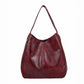Ruime Hobo Schoudertas met Zachte Lederlook en Brede Schouderband-3