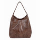 Ruime Hobo Schoudertas met Zachte Lederlook en Brede Schouderband-4