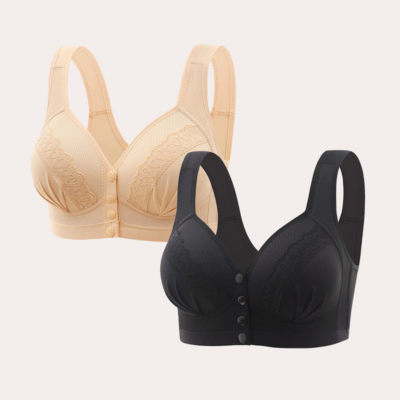 Comfortabele BH met Voorsluiting en Extra Ondersteuning-16
