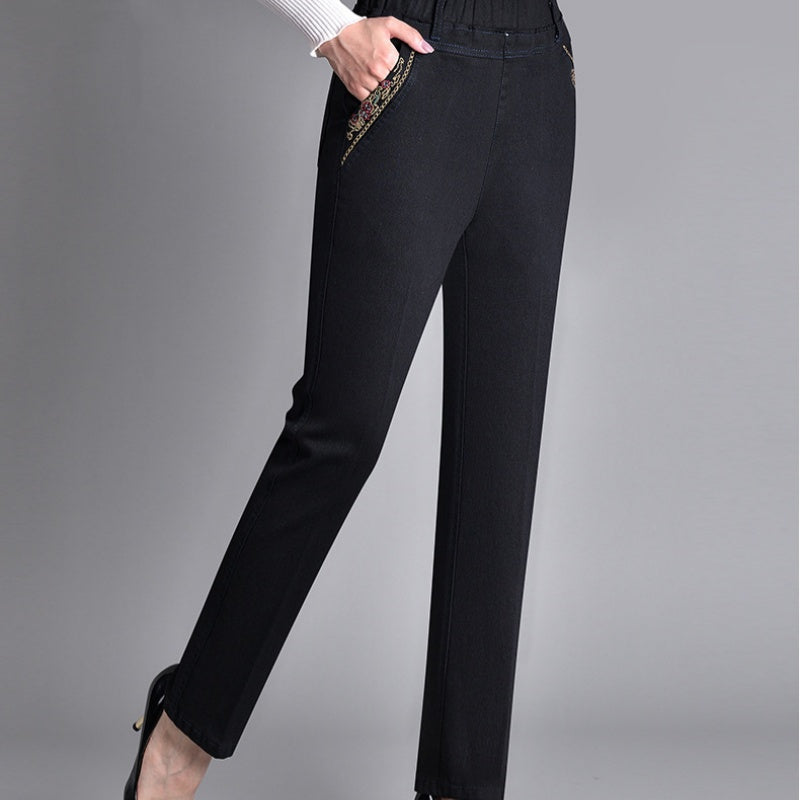 Comfortabele Stretch Jeans met Elastische Taille-7