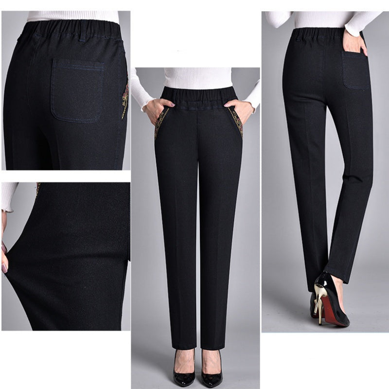 Comfortabele Stretch Jeans met Elastische Taille-9
