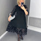 Плюс размер полка точка блуза рокля👗