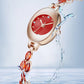 💝Подаръци за жени през 2025 г.🥰⌚Дамски часовник с гривна с цветни циркони