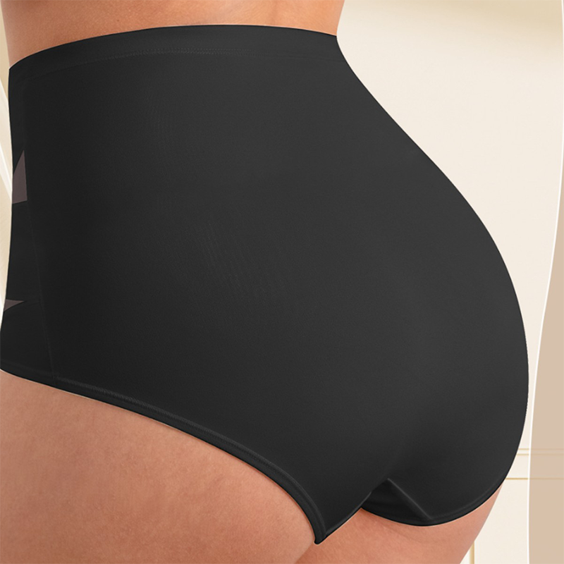 Corrigerende High-Waist Slip met Meshdetail-6
