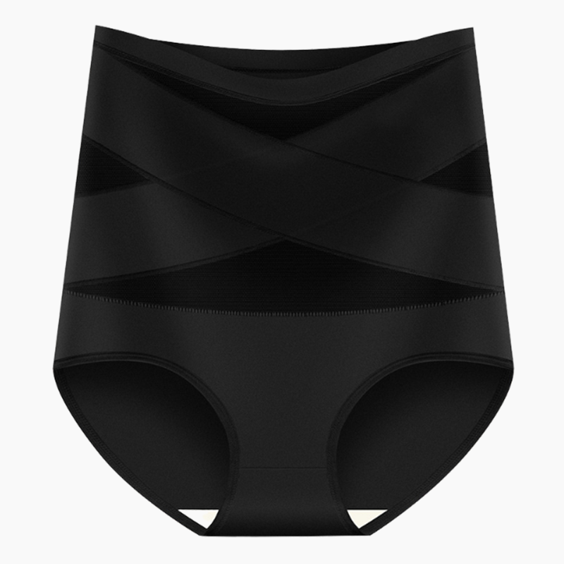 Corrigerende High-Waist Slip met Meshdetail-7