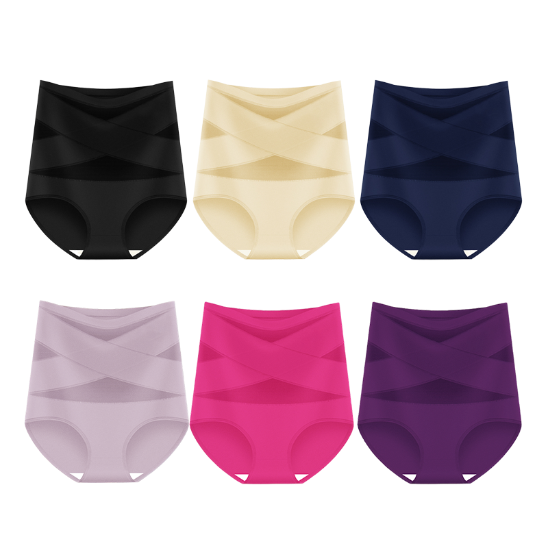 Corrigerende High-Waist Slip met Meshdetail-9