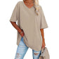 Oversized T-shirt met V-Hals-12
