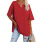 Oversized T-shirt met V-Hals-13