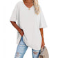Oversized T-shirt met V-Hals-14