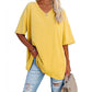 Oversized T-shirt met V-Hals-15