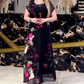 👗Дамски елегантни флорални тюл рокля🌸