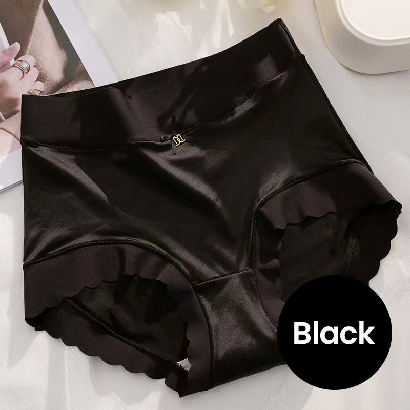 Comfortabele naadloze slip met golvende rand-9
