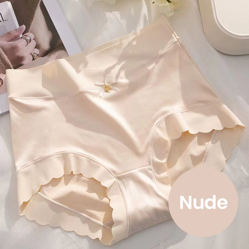 Comfortabele naadloze slip met golvende rand-13