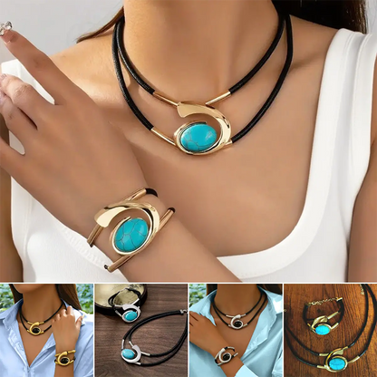 Комплект колие и гривна Vintage Boho