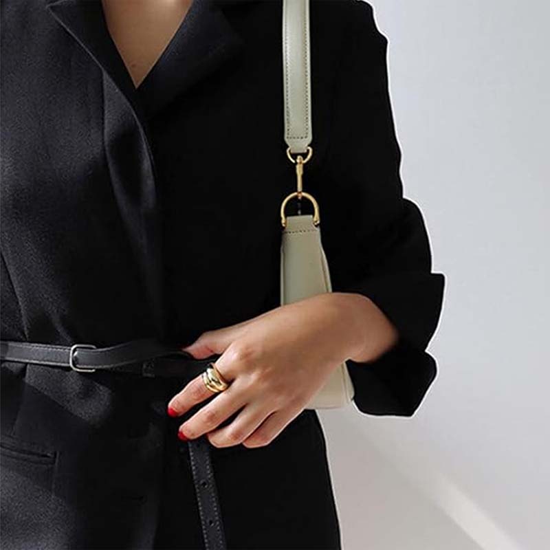 Elegante Schoudertas met Kettingdetail-6