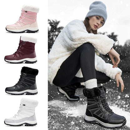 ❄️👢Дамски зимни топли снежни ботуши