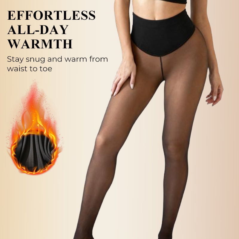 Thermische high-waist panty met vormgevende taille-4