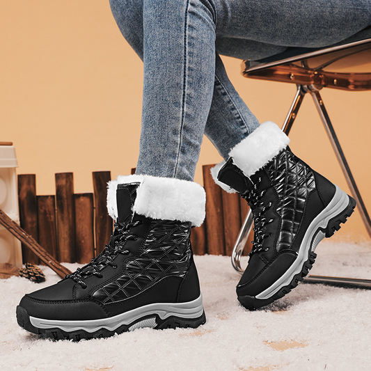 Women's Quilted Insulated Snow Boots