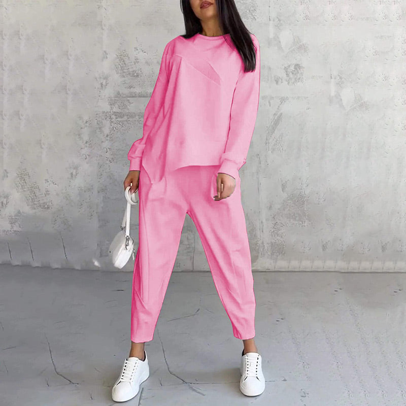 Comfortabele tweedelige casual set voor dames-11