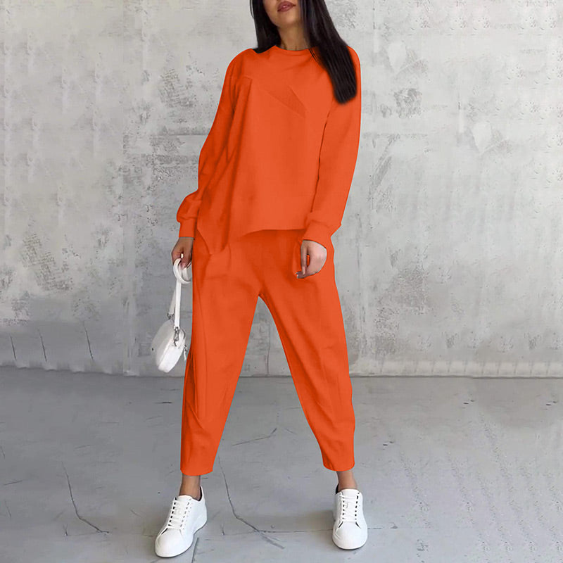 Comfortabele tweedelige casual set voor dames-12